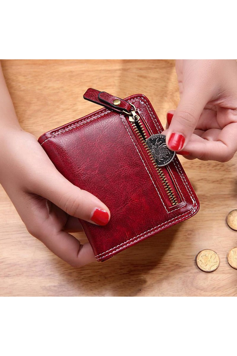 PU Leather Aesthetic Wallet