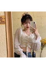 Puff Sleeve Floral Blouse