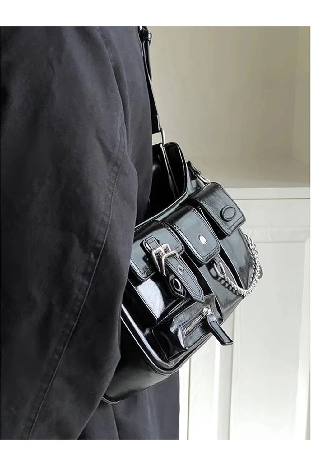 Punk Chains Shoulder Bag