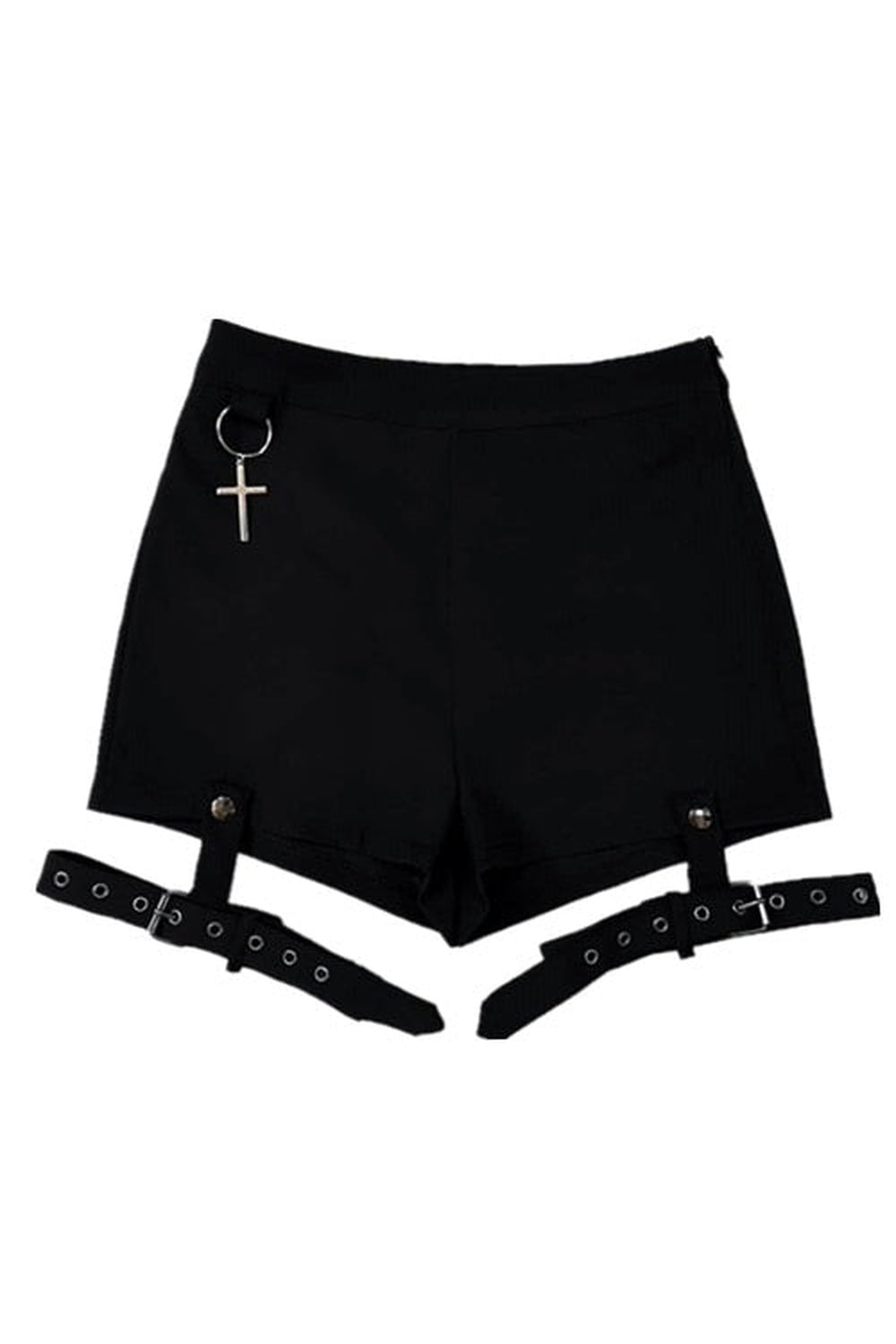 Punk & Egirl Cross Ring Shorts