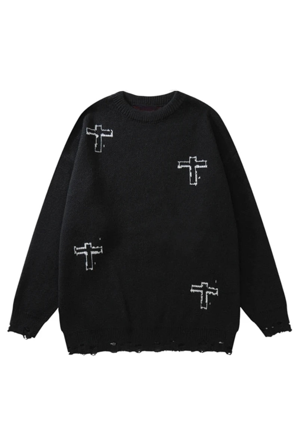 Punk Gothic Knit Pullover