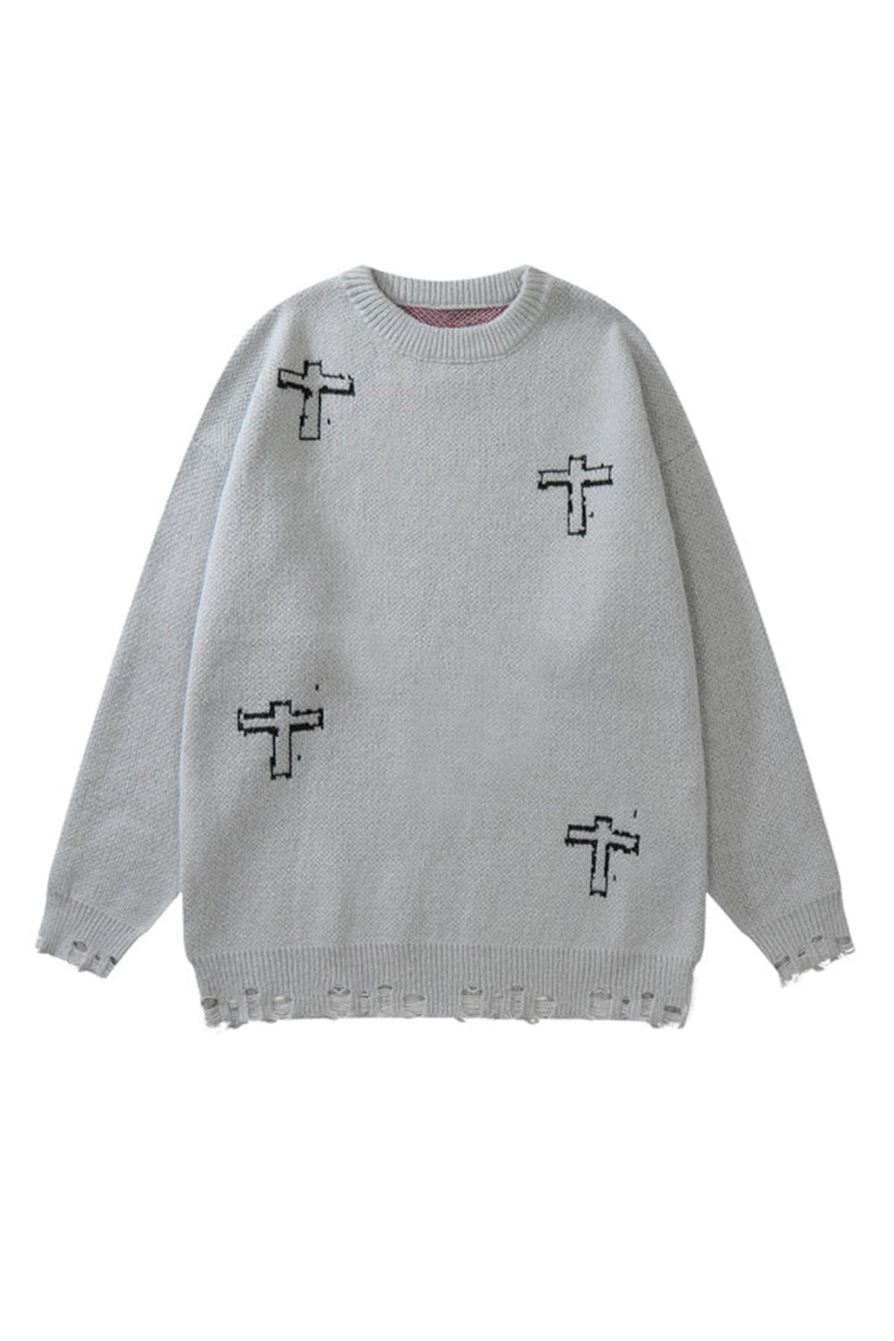 Punk Gothic Knit Pullover