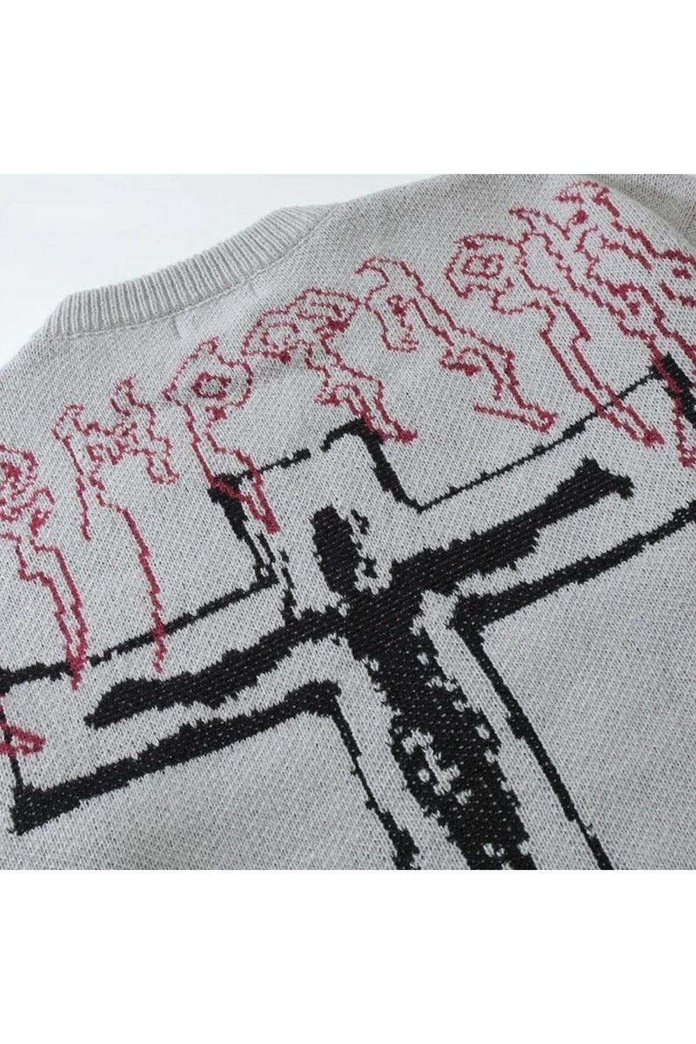 Punk Gothic Knit Pullover