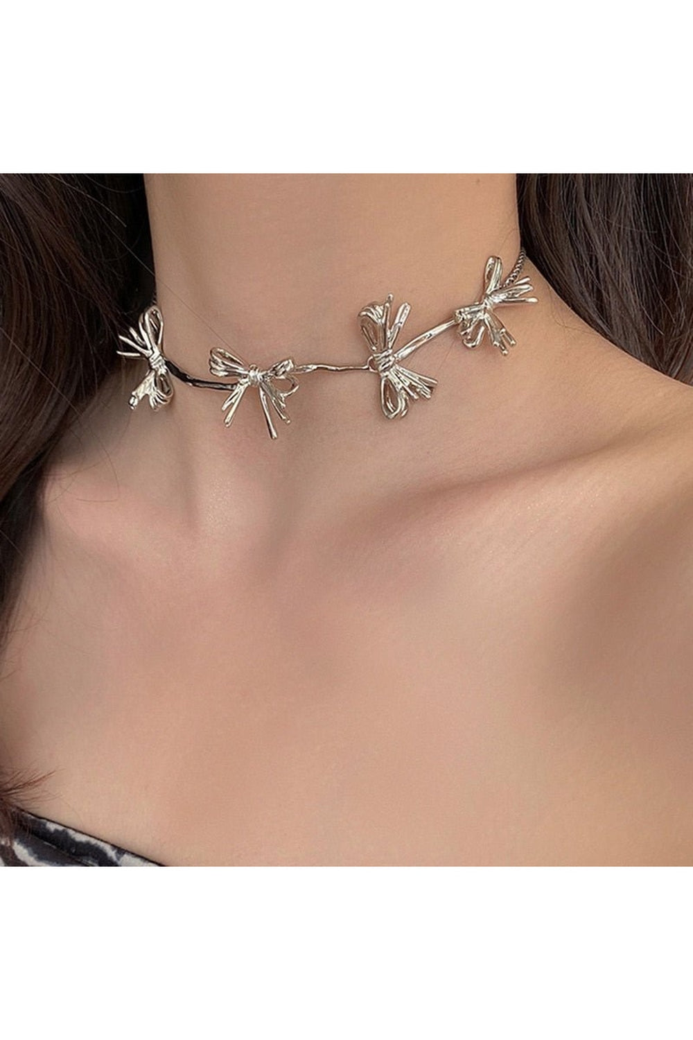 Collier chaîne irrégulière punk