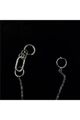 Punk Long Tassel Hoop Earrings