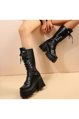 Punk Motorcycle Boots