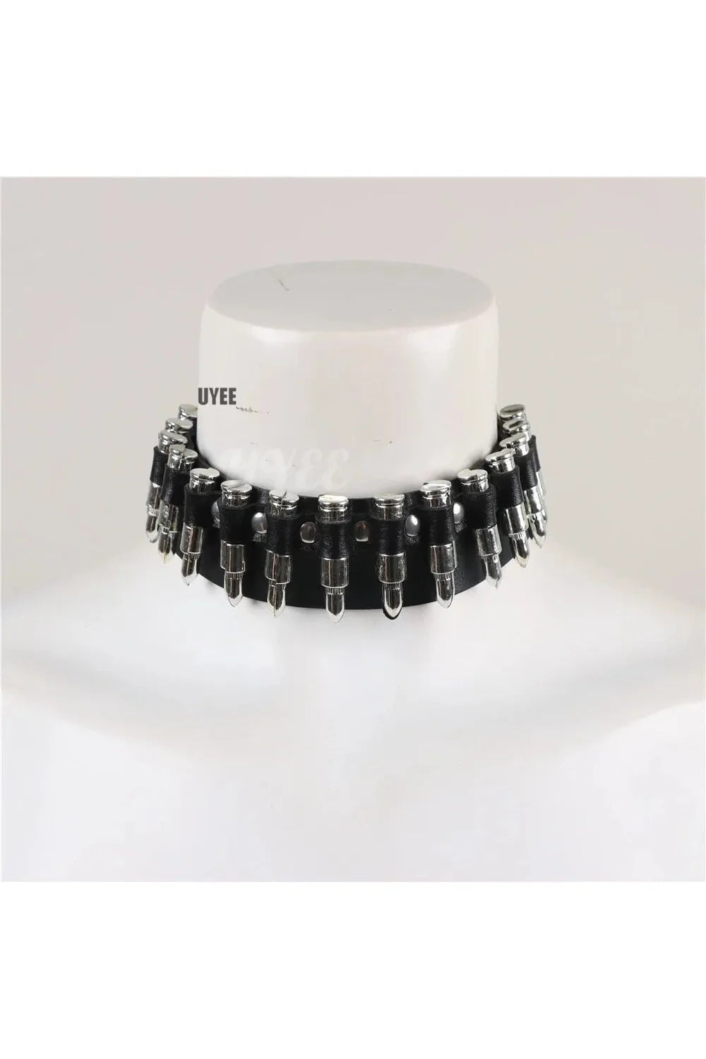 Punk Rivet Leather Choker