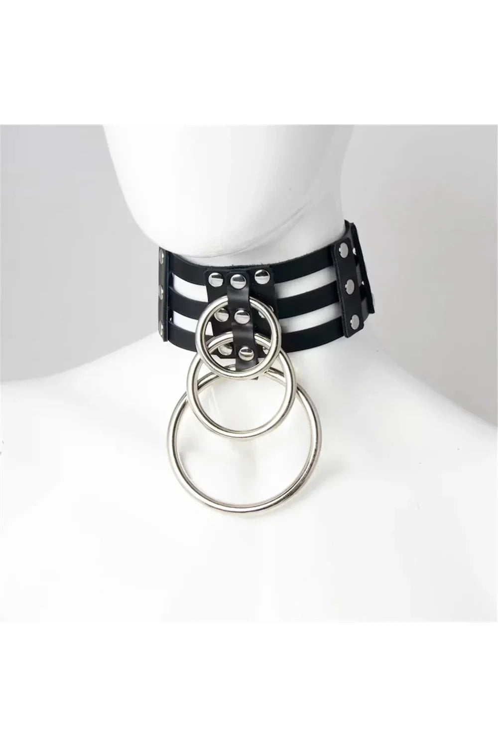 Punk Rivet Leather Choker