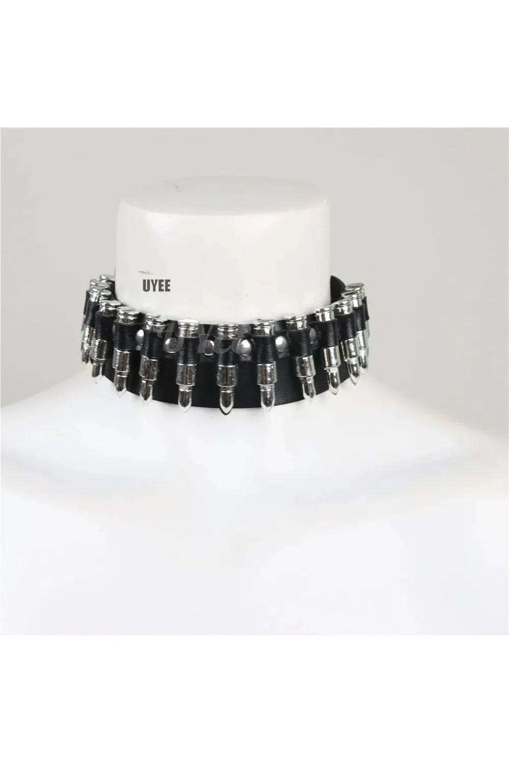 Punk Rivet Leather Choker