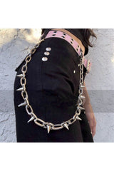 Chaîne en métal de style punk pour pantalon