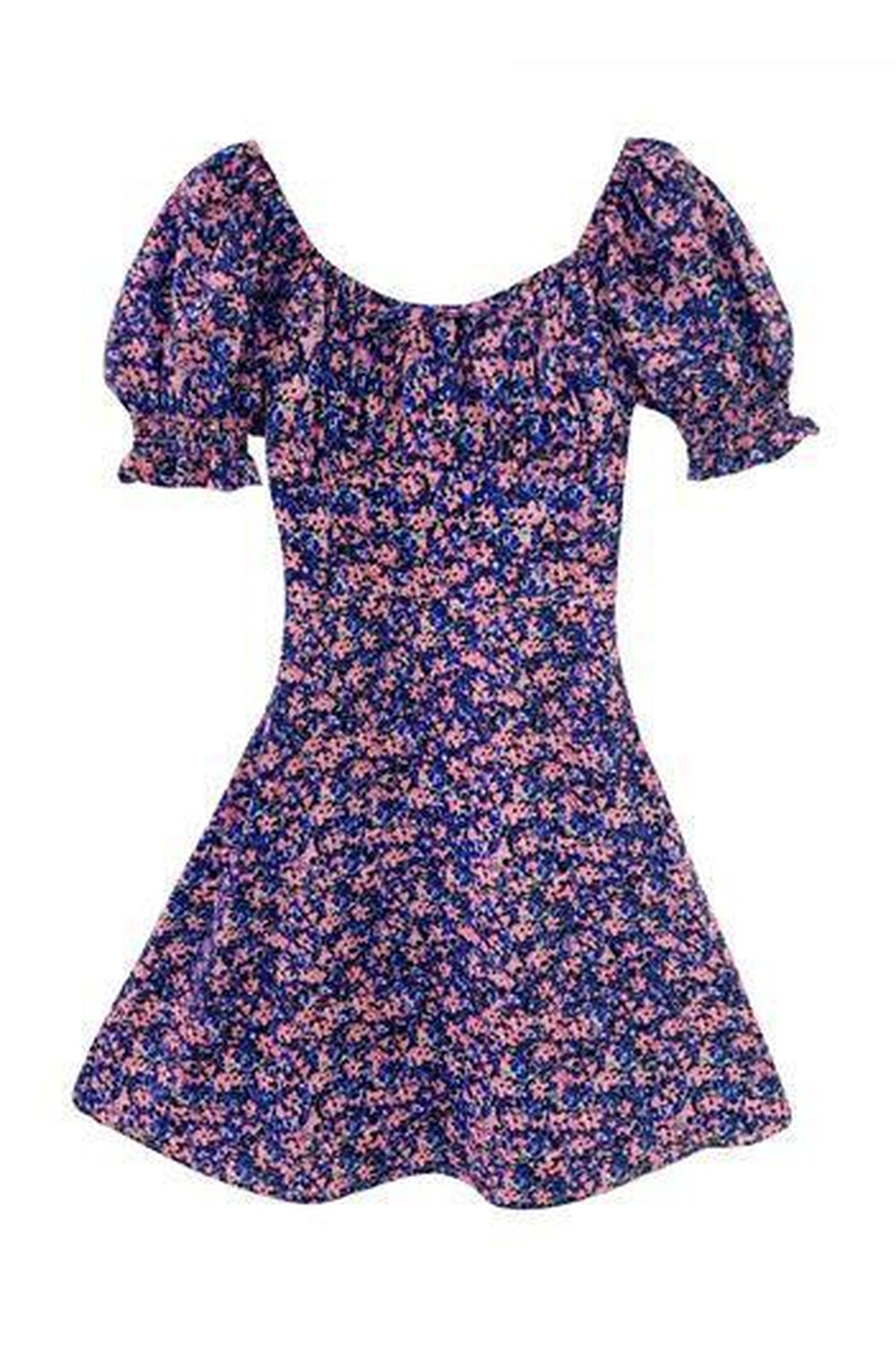 Purple Floral Dress