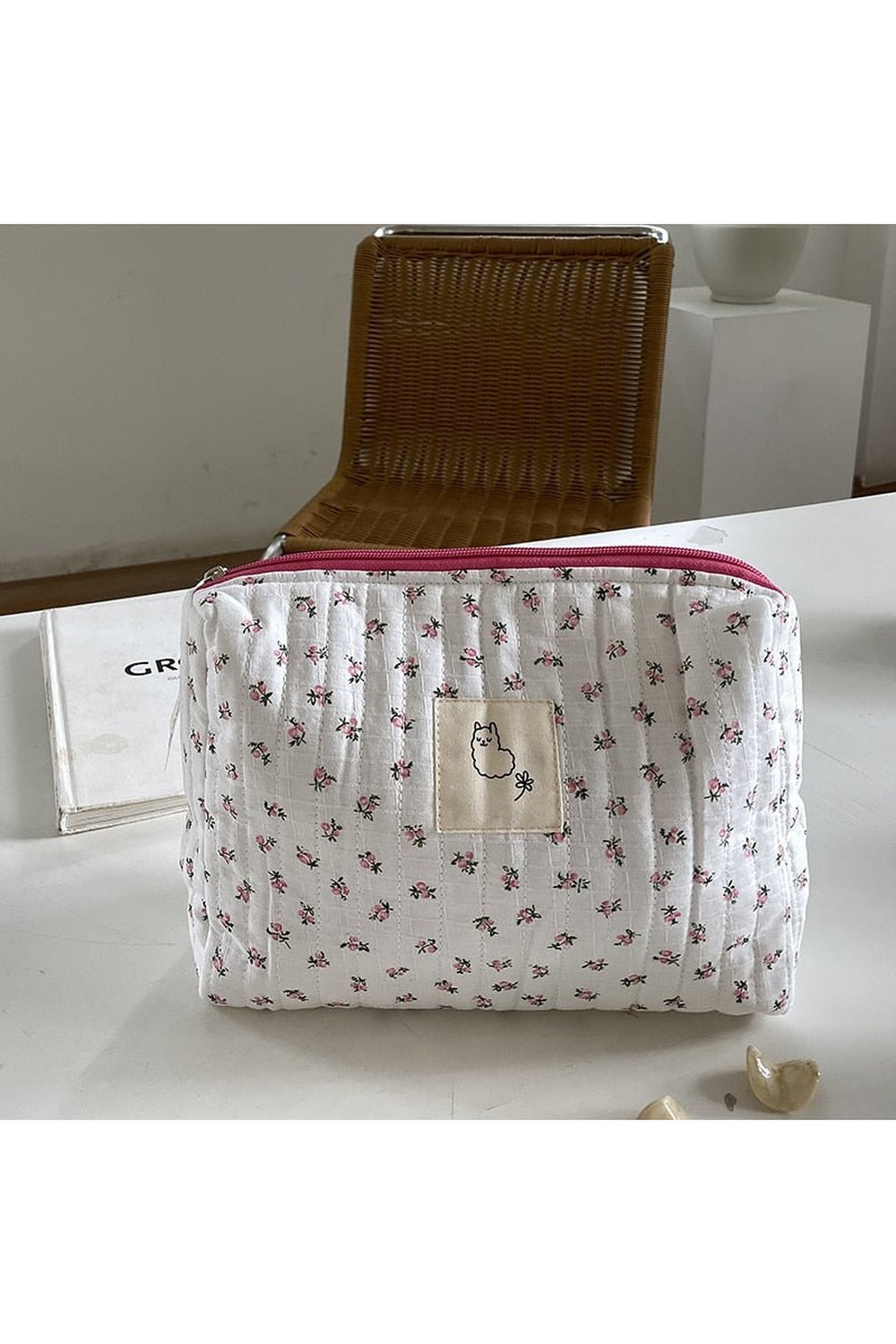 Quilted Beauty Makeup Bag