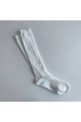 Retro Aesthetic Knit Cotton Long Socks