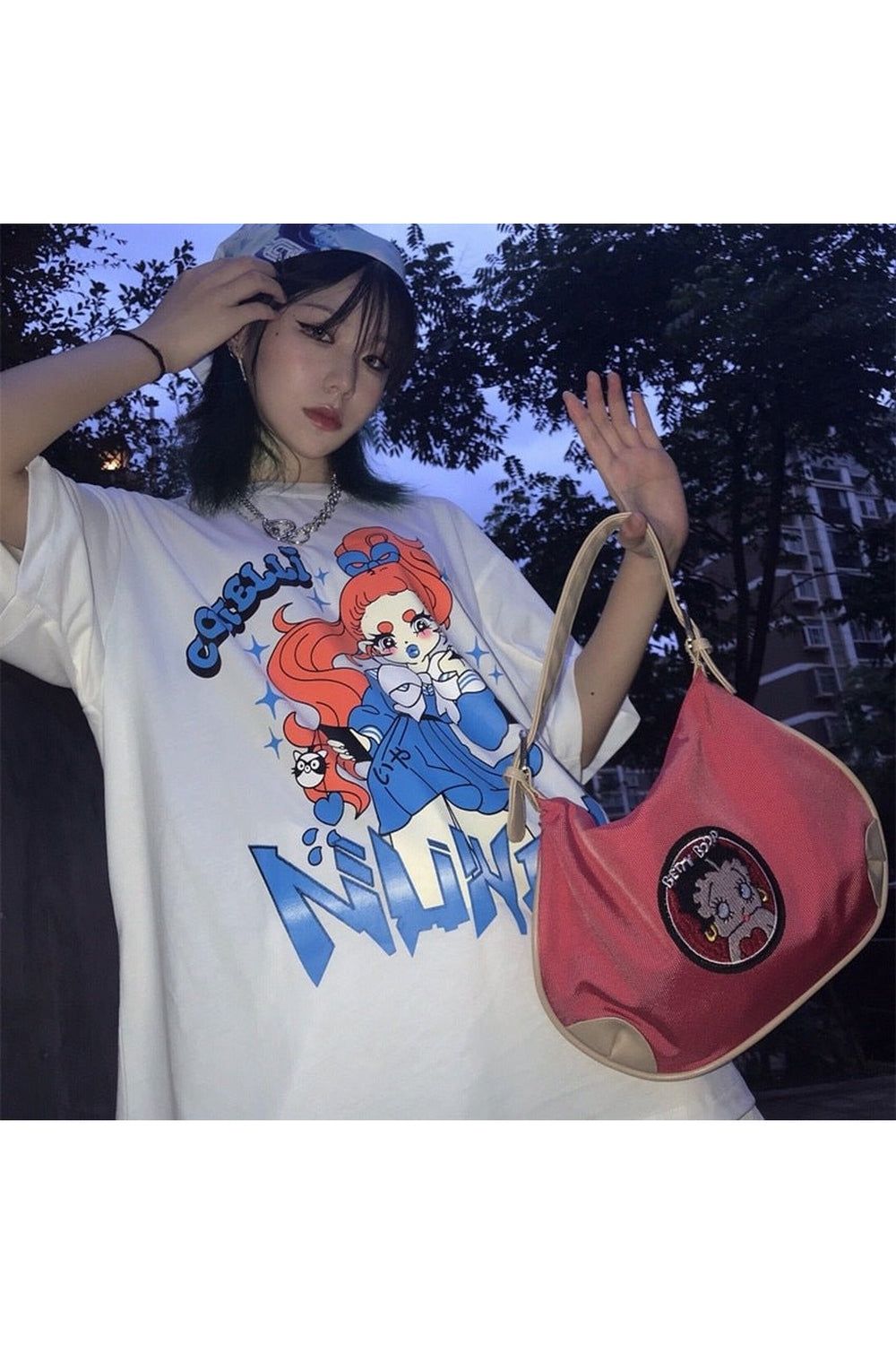 Retro Cartoon Cute Handbag