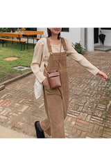 Retro Cord-Overall mit hoher Taille