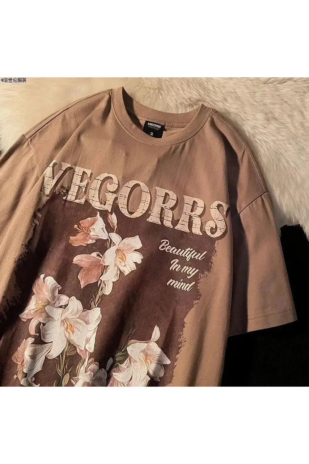 Retro Floral Graphic T-shirt