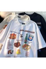 Retro Food Anime T-Shirt