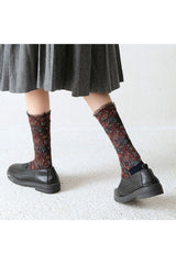 Retro Lacework Ruffle Socks