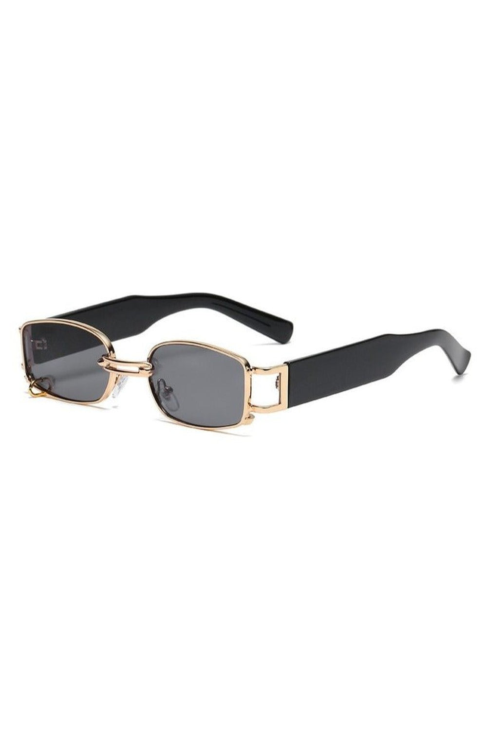 Retro Metal Ring Decoration Sunglasses