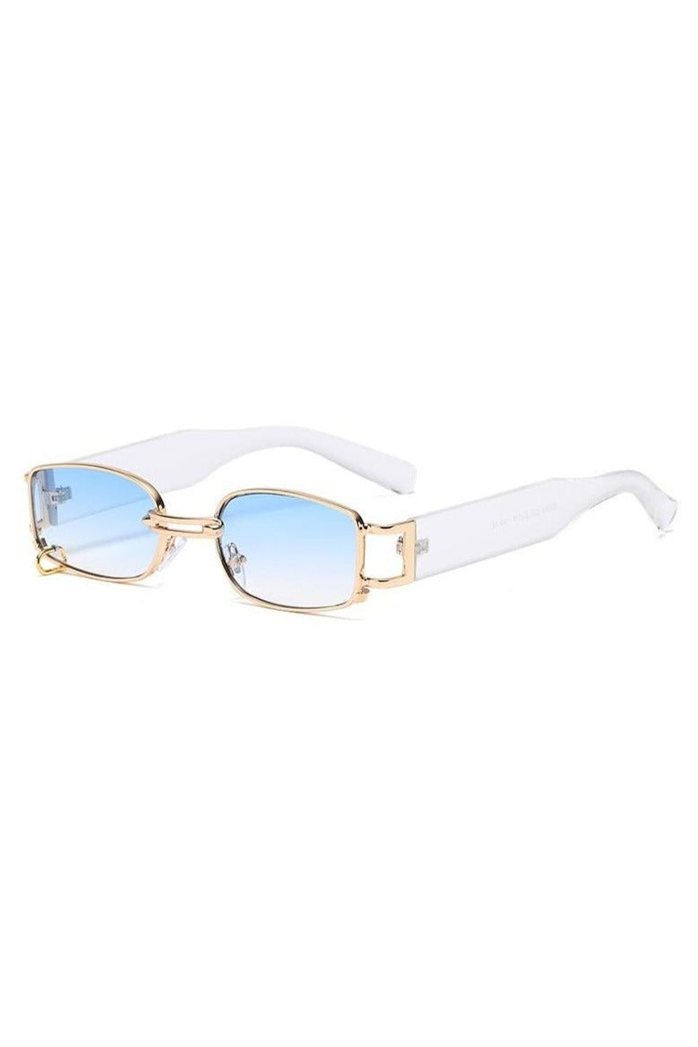 Retro Metal Ring Decoration Sunglasses