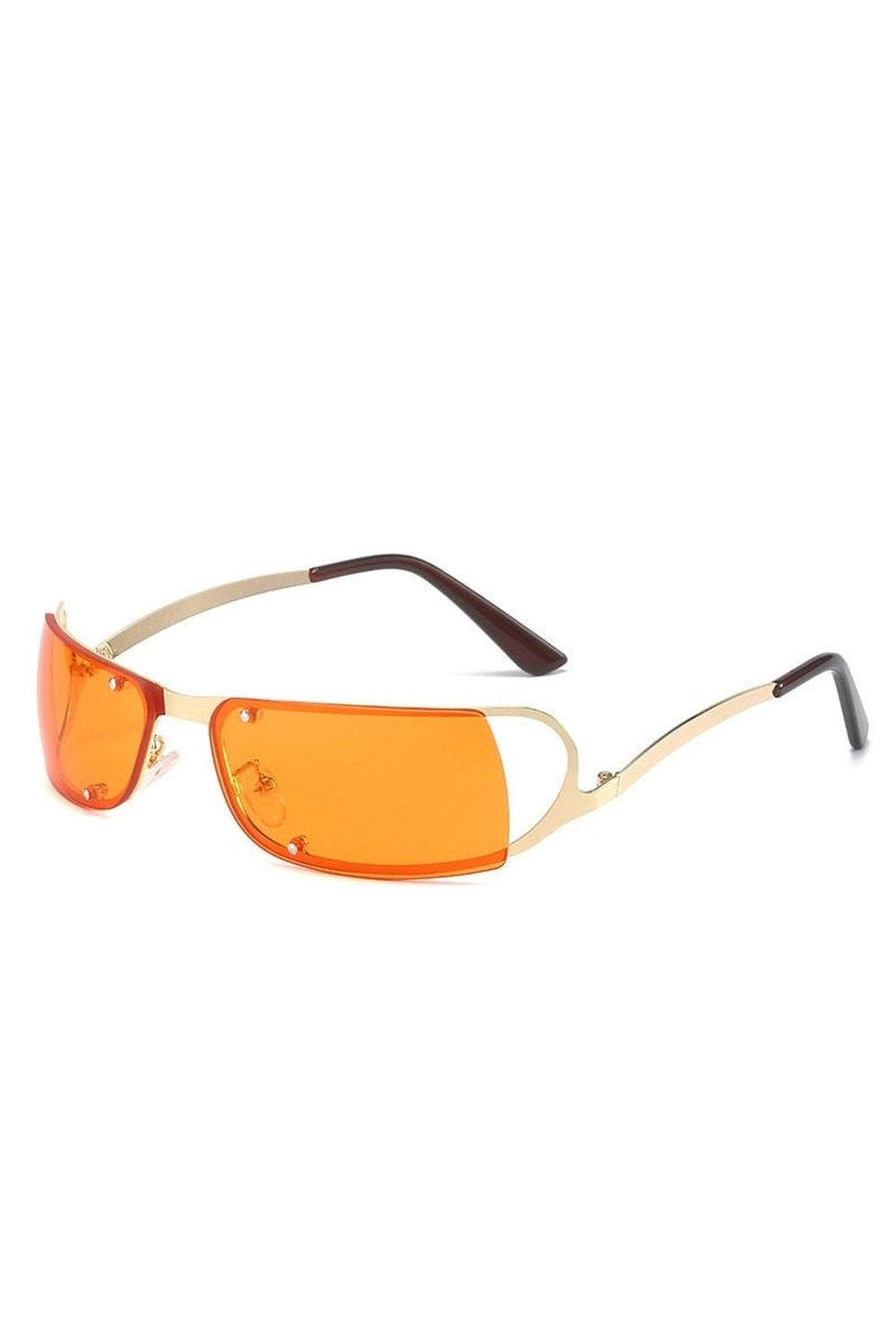 Retro One Piece Wrap Sunglasses