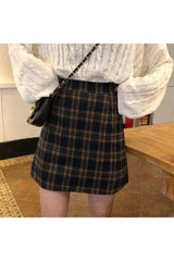 Retro Plaid Summer Skirt