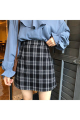 Retro Plaid Summer Skirt