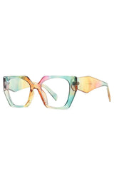 Retro Polygon Cat Eye Sunglasses