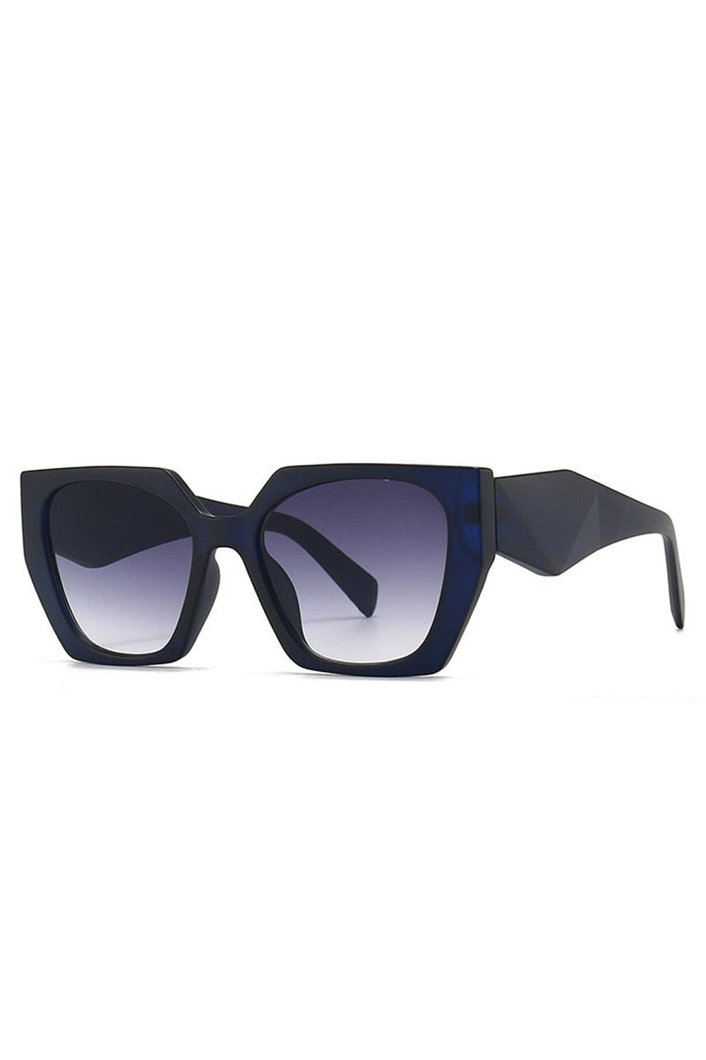 Retro Polygon Cat Eye Sunglasses