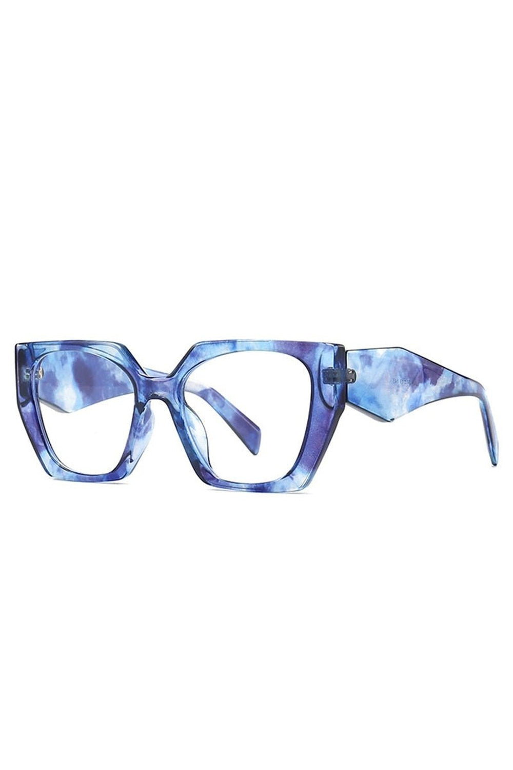 Retro Polygon Cat Eye Sunglasses