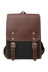 Retro Pu Leather Backpack