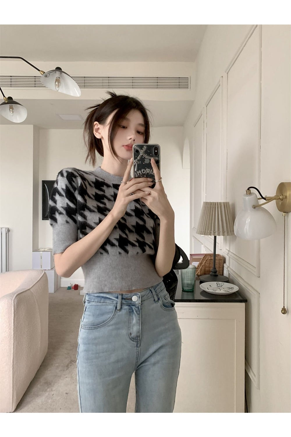 Retro Puff Sleeve Chic Top