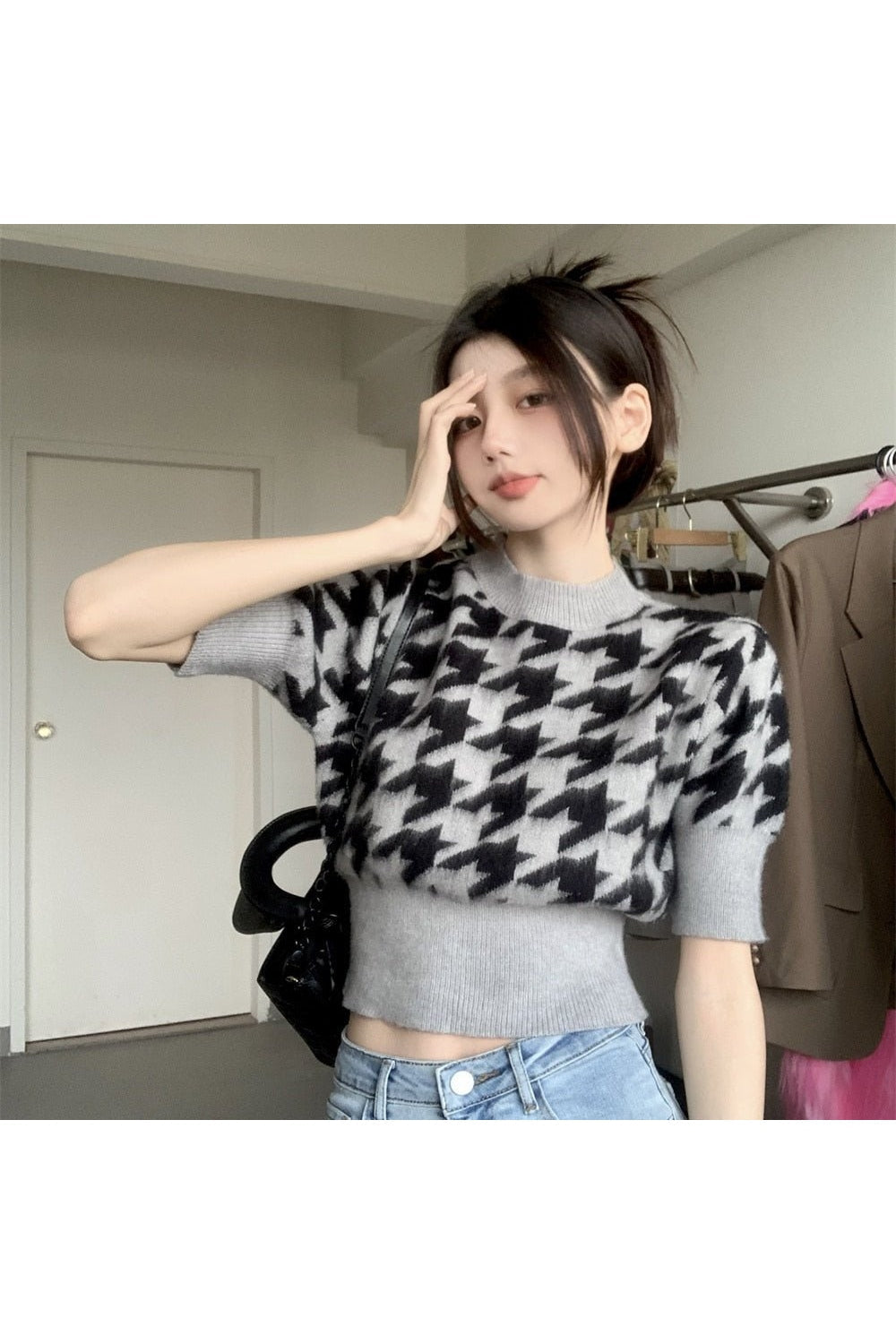Retro Puff Sleeve Chic Top