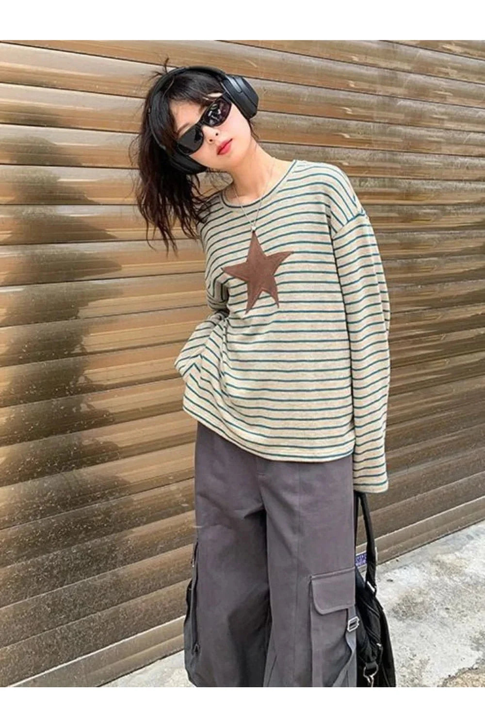 Fall Retro Rhythms Striped Sweater