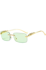 Retro Rimless Sunglasses