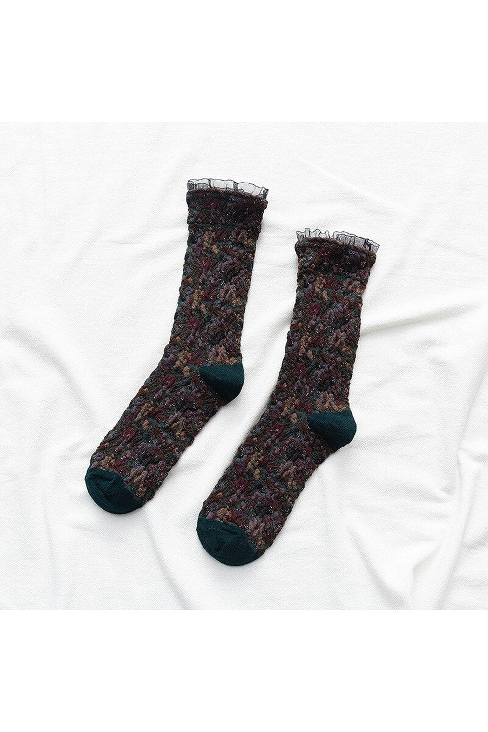 Retro Ruffle Socks