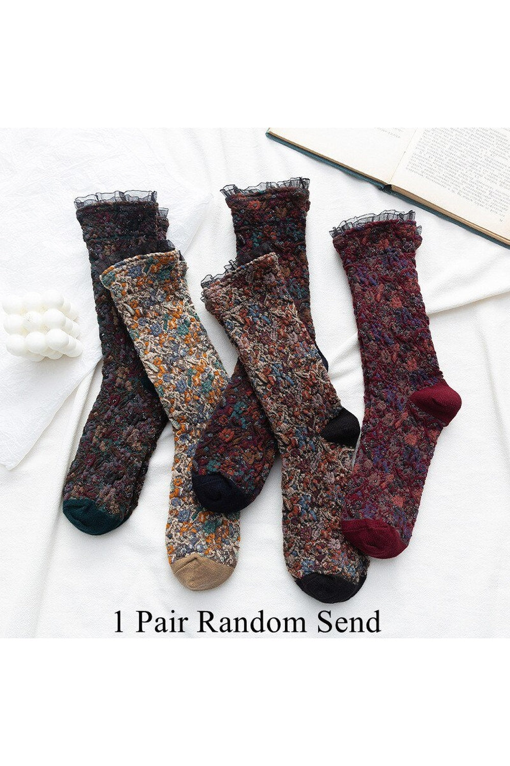Retro Ruffle Socks