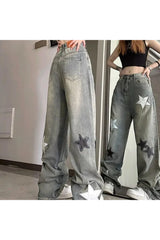 Fall Acubi Star High Waist Jeans