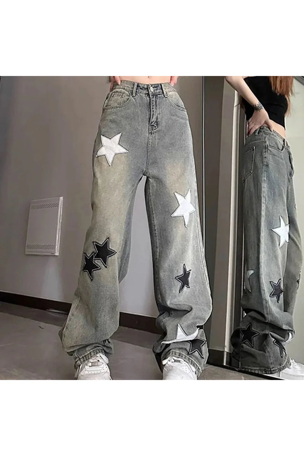 Fall Acubi Star High Waist Jeans