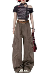 Retro Utility Cargo Pants