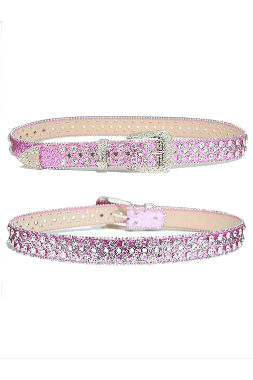 Rhinestone Studded Valentine's Day Belt