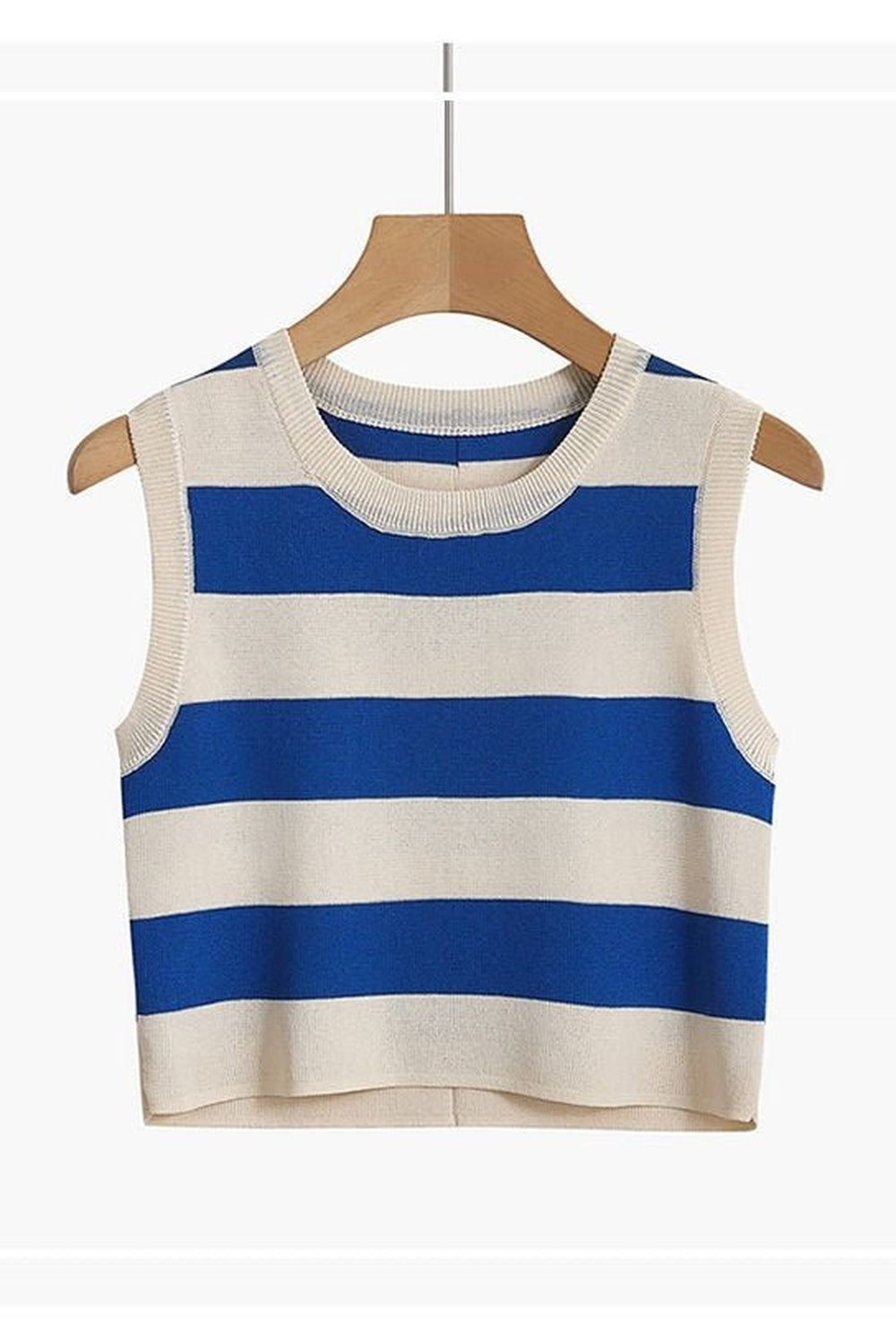 Rib-knit Stripe Tank Top