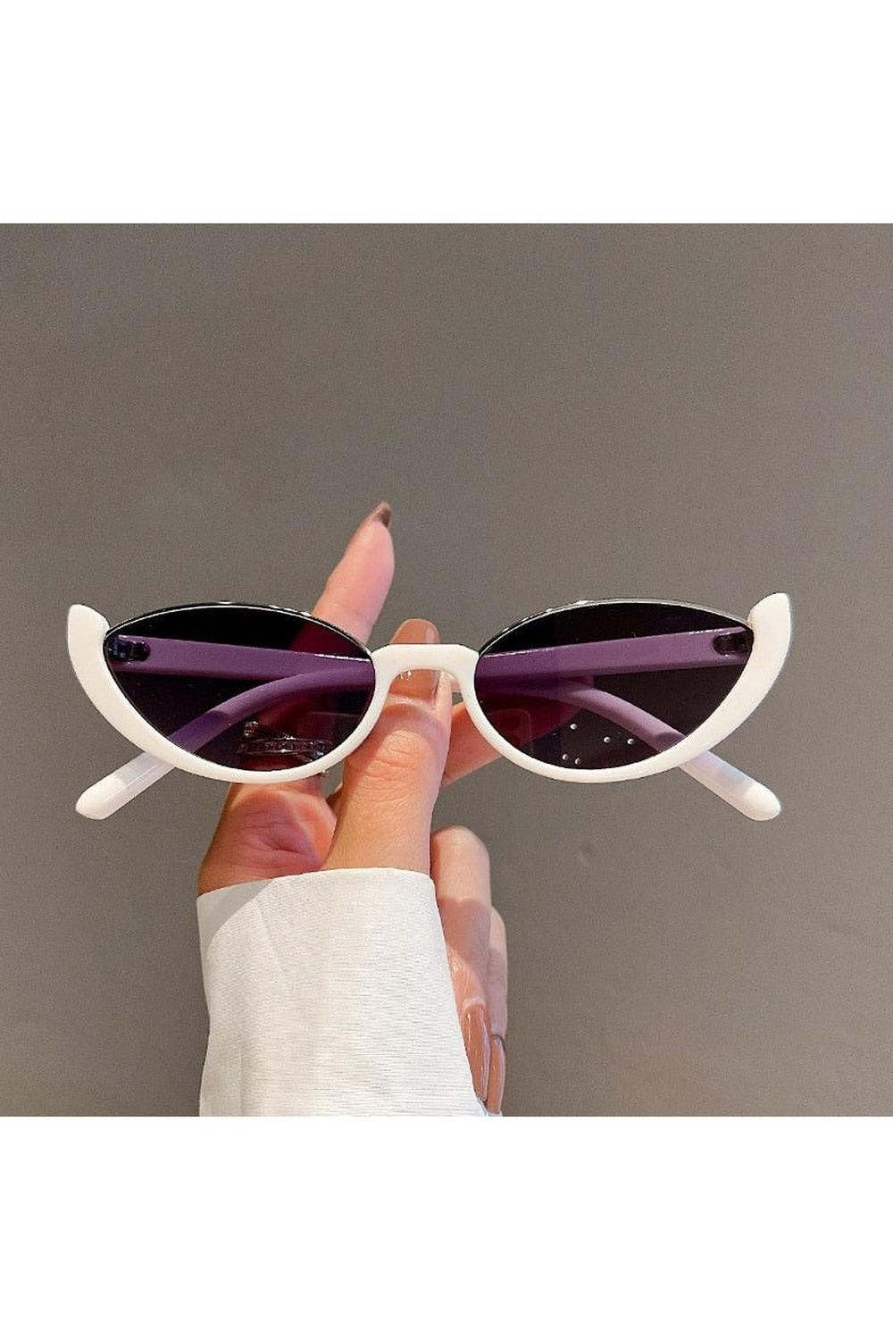 Rimless Cat Eye Sunglasses