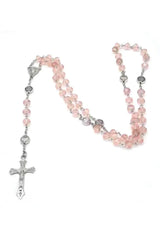 Rose Quartz Prayer Beads Necklace