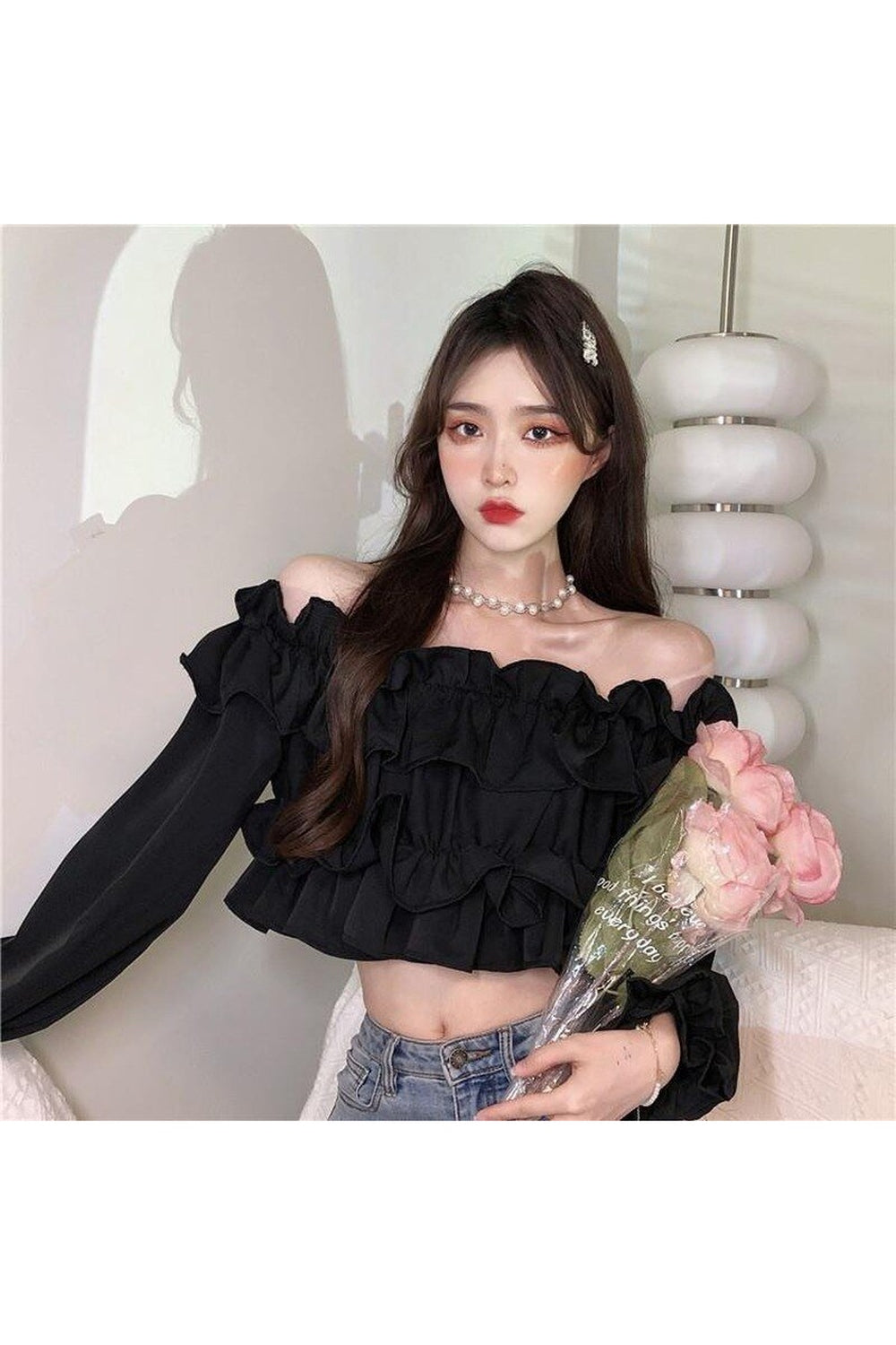 Ruffles Aesthetic Blouse