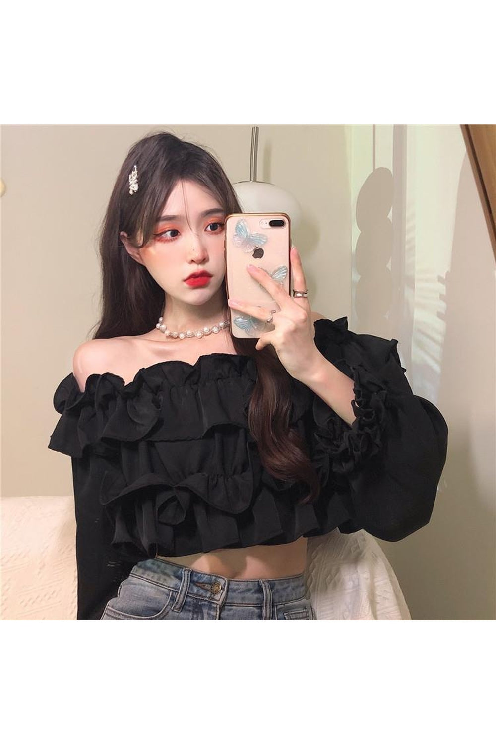 Ruffles Aesthetic Blouse – Nhuhn