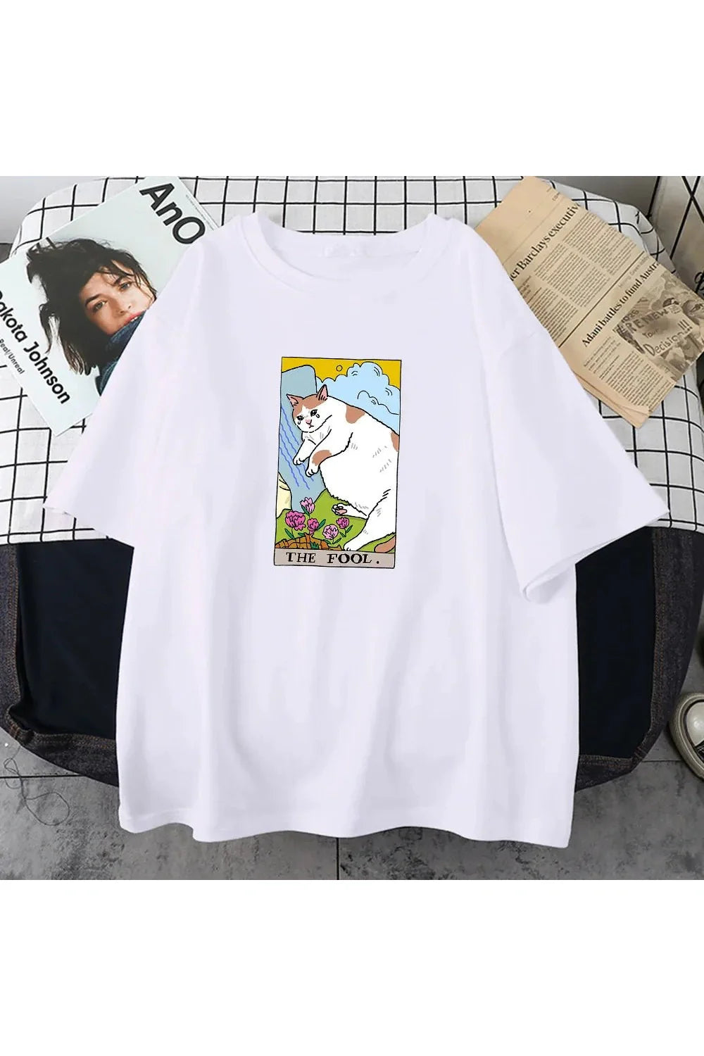 Sad Cat Meme Vintage T-Shirt