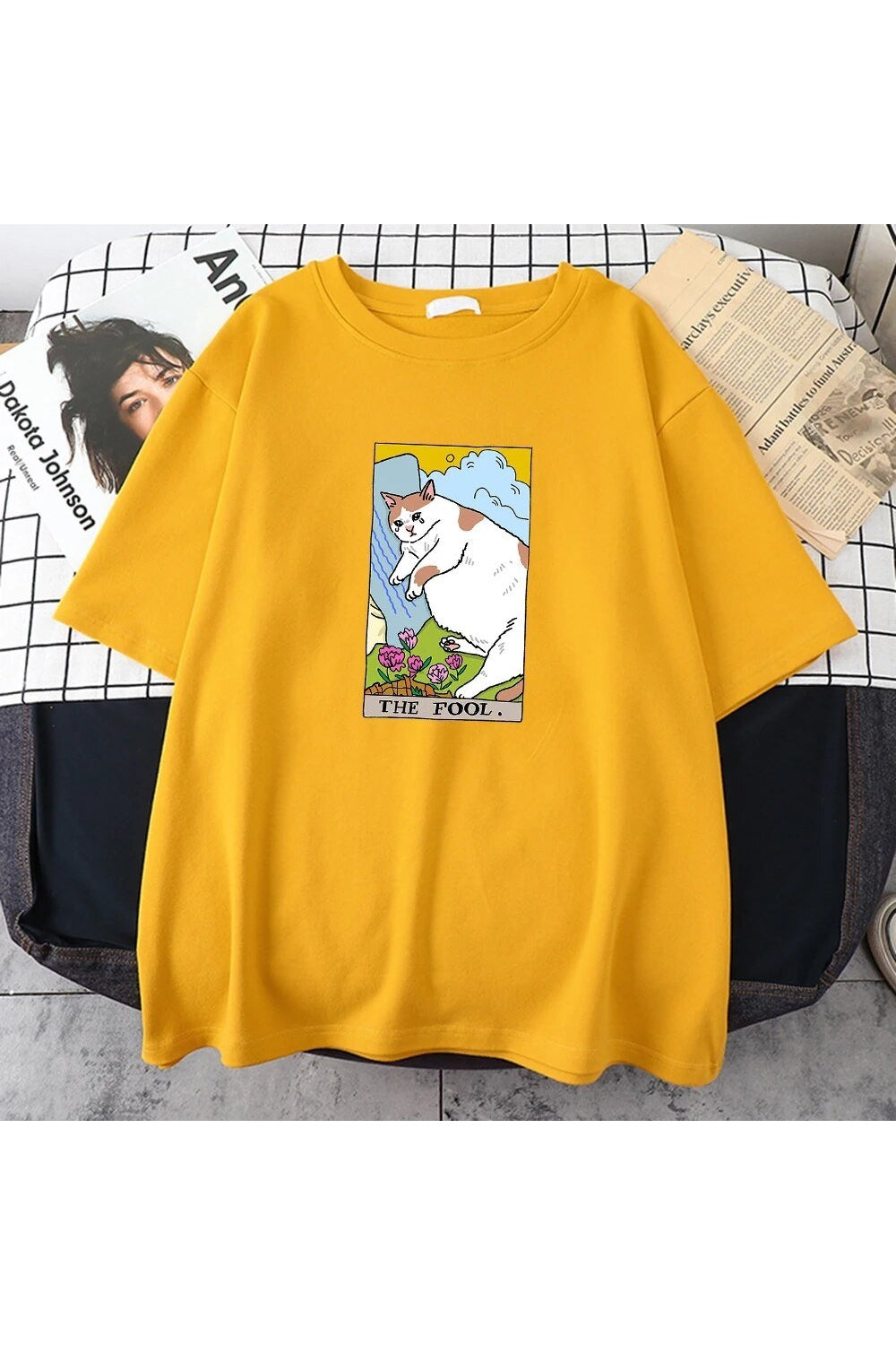 Sad Cat Meme Vintage T-Shirt