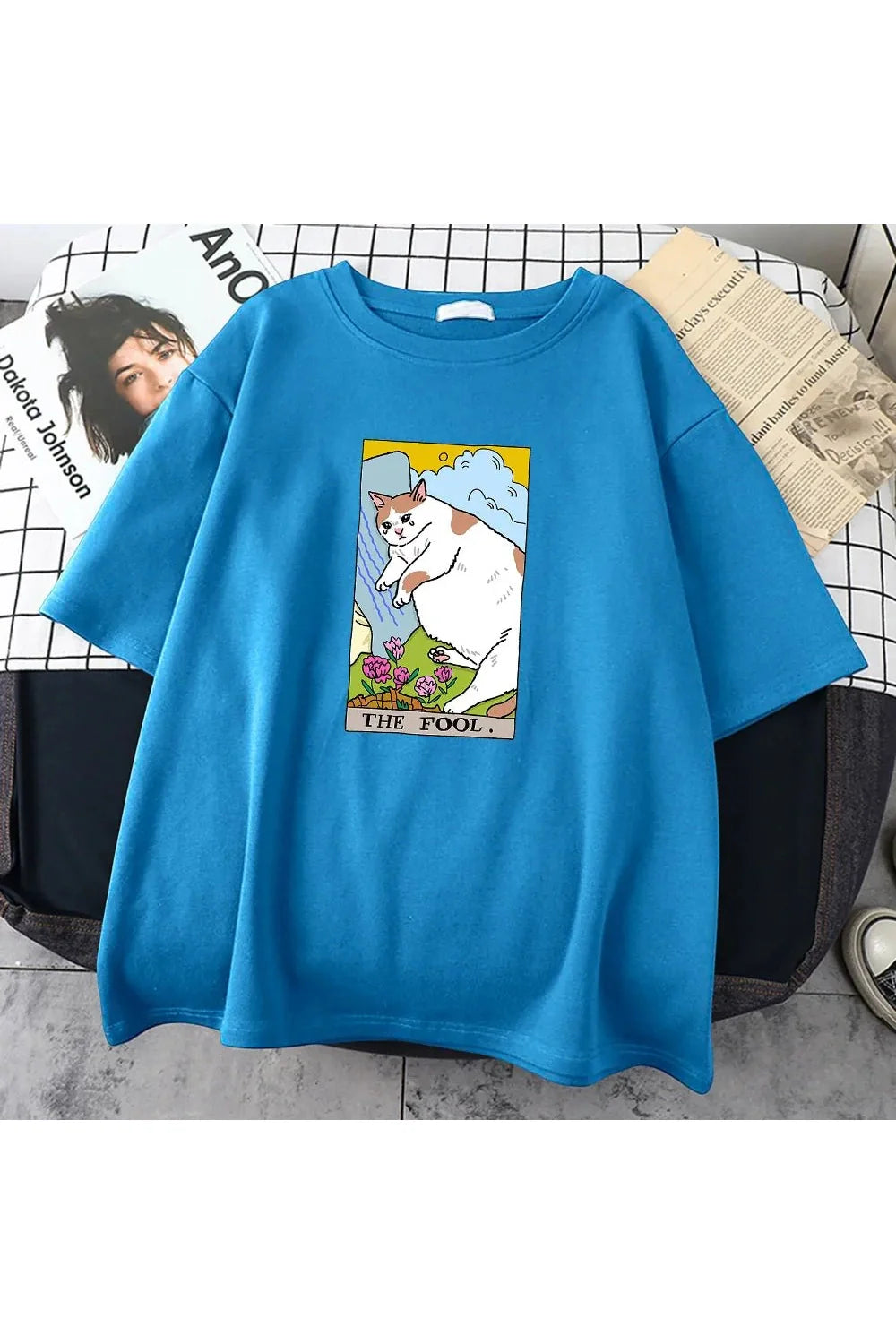 Sad Cat Meme Vintage T-Shirt