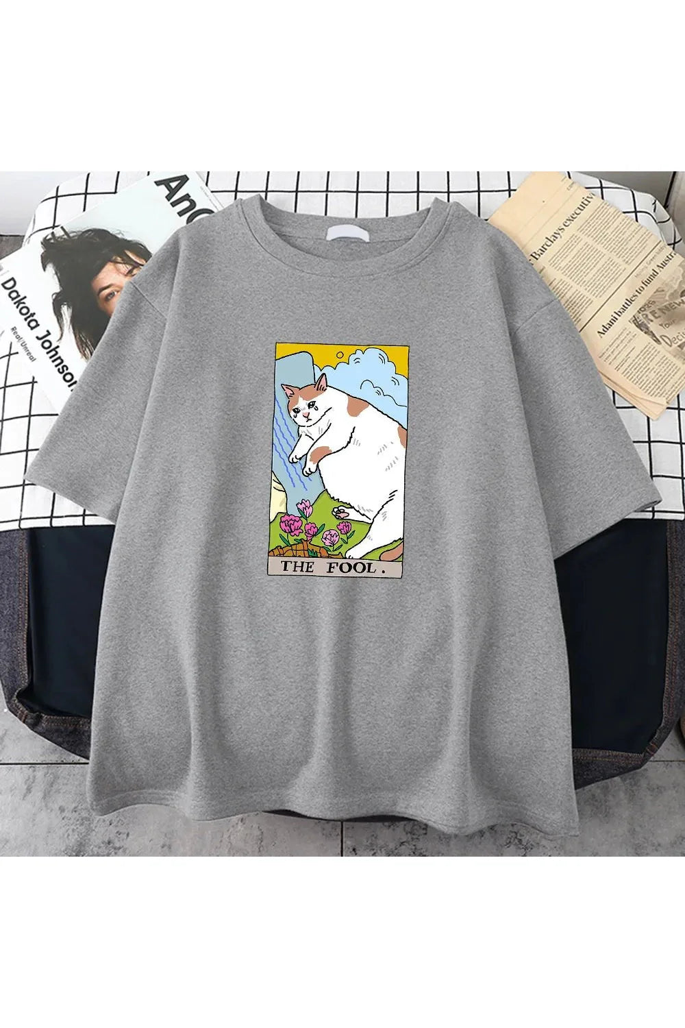 Sad Cat Meme Vintage T-Shirt